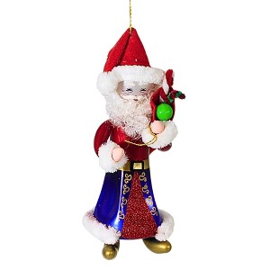 Italian Ornaments 7.5 Inch Santa's Sweets Bag Red Claus Christmas Italian Tree Ornaments - 1 of 3