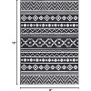 coucheta Soft Boho Area Rug Large Bedroom Rug Washable, Non Slip Geometric Indoor Floor Carpet Modern Area Rug for Living Room, Kitchen, Home Office - 2 of 4