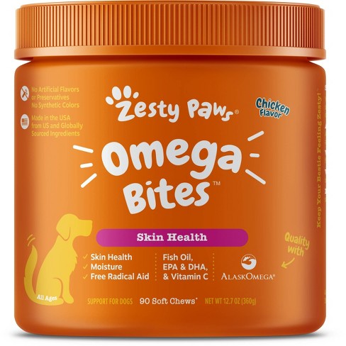 Zesty Paws Eye Supplement for Dogs - Vision Support with Lutein + Vitamin C  & Astaxanthin Antioxidants - Dog Vitamins for Eyes + Fish Oil for Omega 3