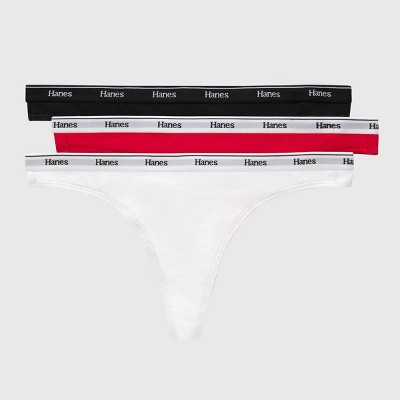Hanes Originals Women's Underwear Ribbed Hi-Cut, 3-Pack 