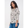 WEST K Women's Sophia Three Quarter Sleeve Blouse - 2 of 4