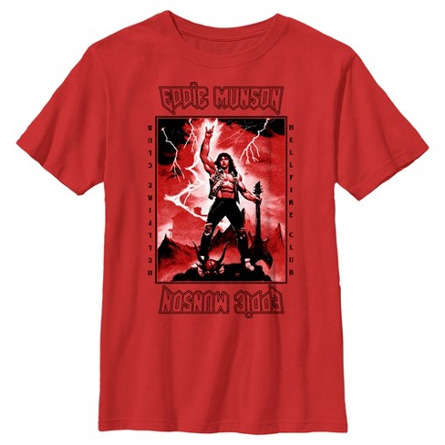 STRANGER THINGS 4 - EDDIE ROCKS - T-Shirt Black