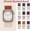 HTUTWOO Braided Strap for Apple Watch Band, Nylon Two-Tone Watch Strap 38/40/41/42/44/45/46/49mm for iWatch Series 11 10 9 8 7 6 5 4 3 2 1 Ultra SE - 2 of 4