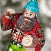 6"H Sullivans Lumberjack Christmas Ornament, Multicolor, Christmas Tree Decor - 2 of 2