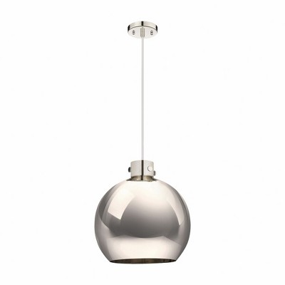 Newton Sphere - 1 Light Pendant In Industrial Style-17.13 Inches Tall and 16 Inches Wide