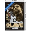 Trends International NFL New Orleans Saints - Chris Olave 24 Framed Wall Poster Prints - 3 of 4