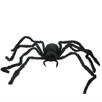 Northlight LED Flashing Eyes Spider Halloween Decoration - 48"