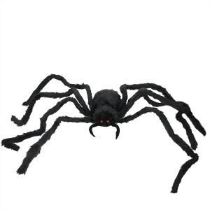 Northlight LED Flashing Eyes Spider Halloween Decoration - 48" - 1 of 3
