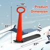 Costway Folding Snow Scooter W/Grip Handle Portable Snow Sled for Kids Teenagers - 2 of 4