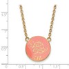 Black Bow Jewelry 14k Yellow Gold Plated Sterling Silver Delta Zeta Greek Life Necklace 18 Inch - 3 of 4