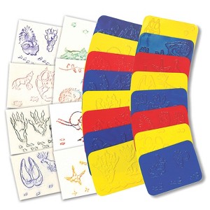 Roylco® Animal Track Rubbing Plates, Pack of 16 - 1 of 2