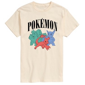 Men's - Pokémon - Pokemon Charmeleon Ivysaur Wartortle-Men's Short Sleeve Graphic T-Shirt Short Sleeve Graphic T-Shirt - 1 of 3