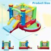 Safstar Inflatable Bounce House Kids Music-Themed Castle w/Jumping Area Blower Excluded - 2 of 4