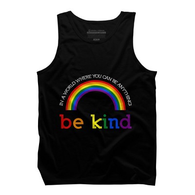 Adult Design By Humans Can Be Anything, Be Kind Pride By JeilJersey Tank Top