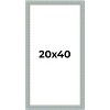 PosterPalooza | Panoramic Refined Blue Picture Frame - UV Acrylic, Foam Board Backing, Hanging Hardware - 2 of 4