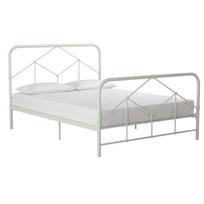 target black metal bed frame