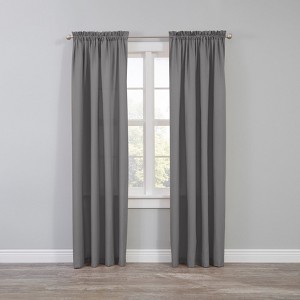 BrylaneHome BH Studio Microfiber Rod-Pocket Panel - 1 of 4