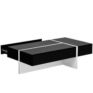 NicBex Modern 45" Rectangle Coffee Table with Storage Drawer for Living Room and Office - 1 of 4