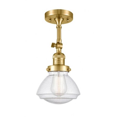 Olean - 1 Light Wall Sconce In Industrial Style-7.75 Inches Tall and 6.75 Inches Wide
