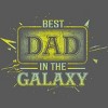 Adult Design By Humans Best Dad In Galaxy Badge By AmusingDesignCo Sweatshirt - 2 of 2
