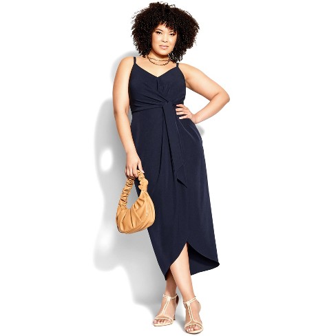 City Chic Women s Plus Size Love Affair Dress Dark Navy 20w