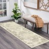 Vintage Printed Non Slip Area Rug Distressed Washable Soft Low Pile Indoor Non Shedding Accent Carpet for Living Room Bedroom - 2 of 4