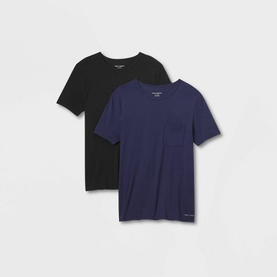 Pair of Thieves Men's Super Soft 2pk Classic Pocket T-Shirt - Navy  Blue/Black XL