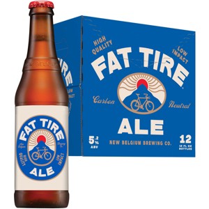 New Belgium Fat Tire Ale Beer - 12pk/12 fl oz Bottles - 1 of 4