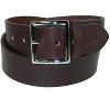 Boston Leather Men's Big & Tall Leather Garrison Belt with Hidden Elastic Stretch - 3 of 4