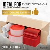 Crown Display 350-Piece Disposable Dinnerware Set – Paper Plates, Paper Cups, Napkins, Plastic Forks, Knives & Spoons – Serves 50 Guests - 3 of 4