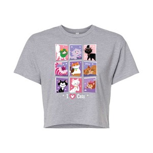 Women's - Disney - Cats & Dogs Cropped Graphic T-Shirt - 1 of 4