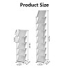 NewHome"5-Tier Vertical Shoe Rack - Narrow, Stackable, Space-Saving Organizer for Entryway, Bedroom & Hallway"Grey - 3 of 4