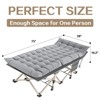 SUGIFT Camping Cot for Adults Heavy-Duty Cots for Sleeping  with Mattress and Carry Bag - 3 of 4