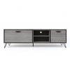 Chic Crate - Modular Media Console w/ Multi-Room Storage Cabinet - Open Shelves & Cable Management - Living Room/Office/Bedroom - Cloud White - 2 of 4