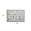 HomeRoots Jungle Animals Alphabet Black Floater Frame Wall Art - 3 of 4