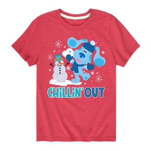 Boys' - Blue's Clues & You! - Chillin With My Snowmies Short Sleeve Graphic T-Shirt - 1 of 4