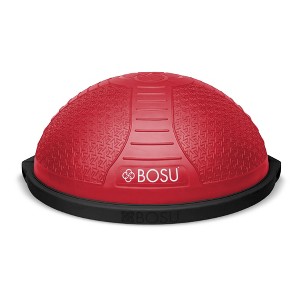 Bosu NEXGEN Balance Strength Trainer, Multi-Functional 26" Exercise Ball, Home Gym Equipment for Full Body Workouts, Neon Flare with Black Rim - 1 of 2