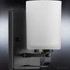 Urban Ambiance Luxury Modern Wall Sconce 8''H x 4.5''W,  Midnight Black Finish,  Broome Collection, UHP4112 - 4 of 4