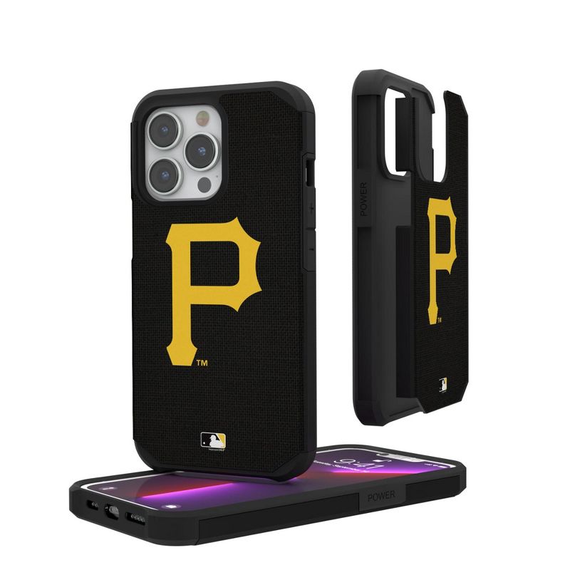 Keyscaper Pittsburgh Pirates Solid Rugged Phone Case, 1 of 2