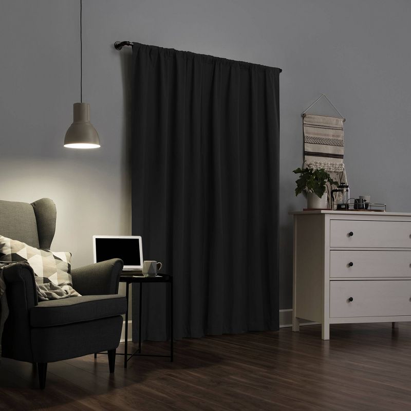 Cyrus Thermal Total Blackout Back Tab Curtain Panel - Sun Zero, 5 of 12