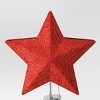 10" Lit-Led Red Star Projects Gingerbread/Candy Cane/Snowflakes Christmas Tree Topper - Wondershop™ - 4 of 4