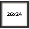 PosterPalooza | Photo Size Embellished Black Picture Frame - UV Acrylic, Foam Board Backing, Hanging Hardware - 2 of 4