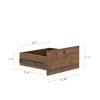 INFURNIC Nightstands Set of 2 Modern Night Stand Smart Nightstands with Night Light for Bedroom Storage, Brown, 15.74"*15.74"*41.14" - 2 of 4
