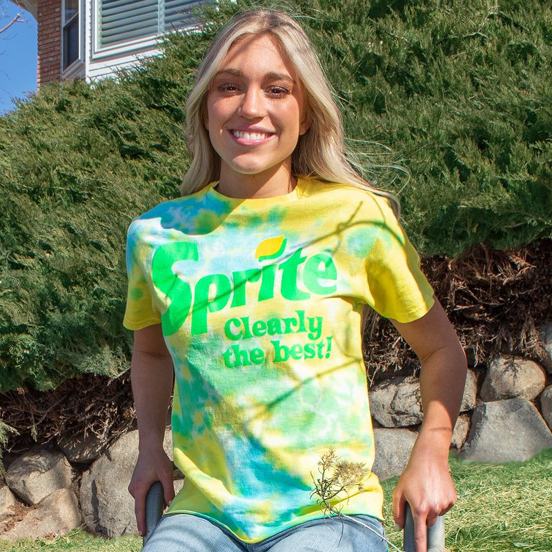 Sprite Clearly The Best Tie Dye Skimmer Womens' Girls T-Shirt, 5 of 6
