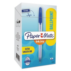 Paper Mate InkJoy 50ST Ballpoint Pens 1 mm Blue Ink 60/Pack 2014534 - 1 of 4