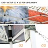 EAGLE PEAK Slant Leg Pop-up Canopy Tent Easy One Person Setup Instant Outdoor Beach Canopy Folding Portable Sports Shelter - 4 of 4