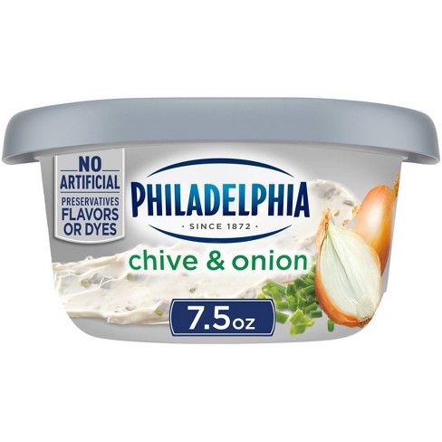 Philadelphia Chive & Onion Cream Cheese Spread  - 7.5oz - image 1 of 4