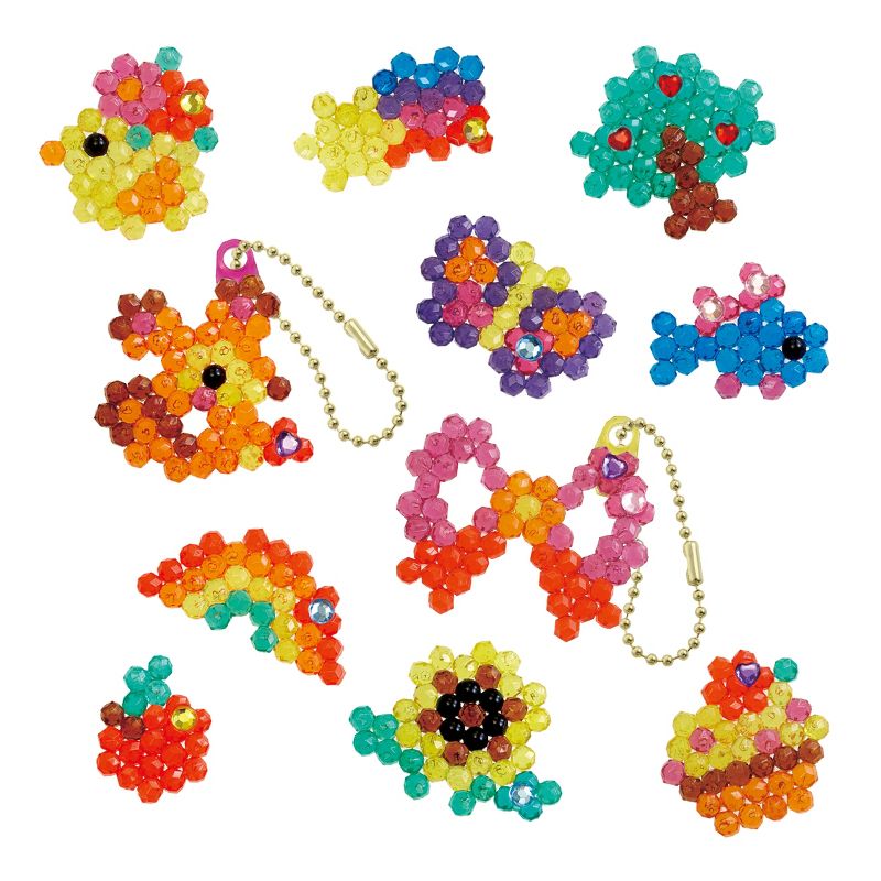 Aquabeads Crystal Charm Set Theme Bead Refill with over 600 Beads and Templates, 1 of 7