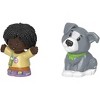 Fisher-Price Little People, Girl and Grey Dog - 4 of 4