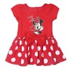 Disney Baby Girls Minnie Mouse Rock The Dots Two Pack Dresses for Infants to Big Kids - 4 of 4